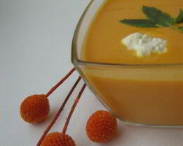 Сливочный крем-суп из тыквы