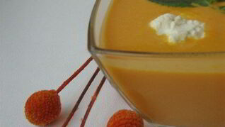 Сливочный крем-суп из тыквы