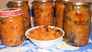 Домашняя овощная солянка на зиму