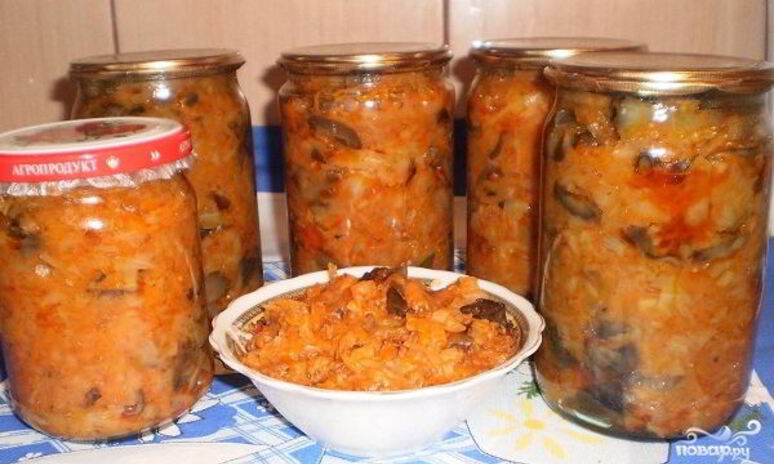 Рецепт грибная солянка с овощами на зиму