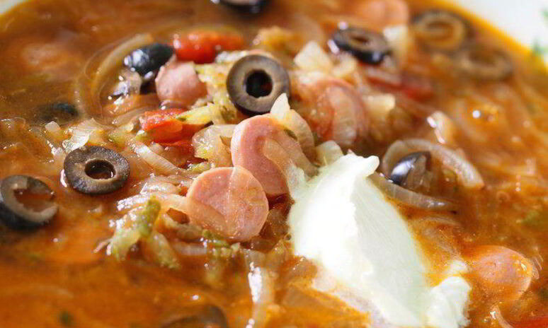 Рецепт мясная солянка