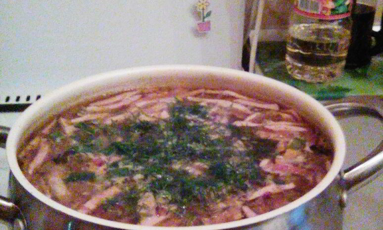 Рецепт солянка на курином бульоне