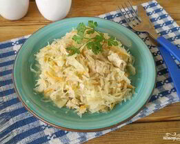 Солянка с курицей