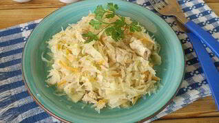 Солянка с курицей