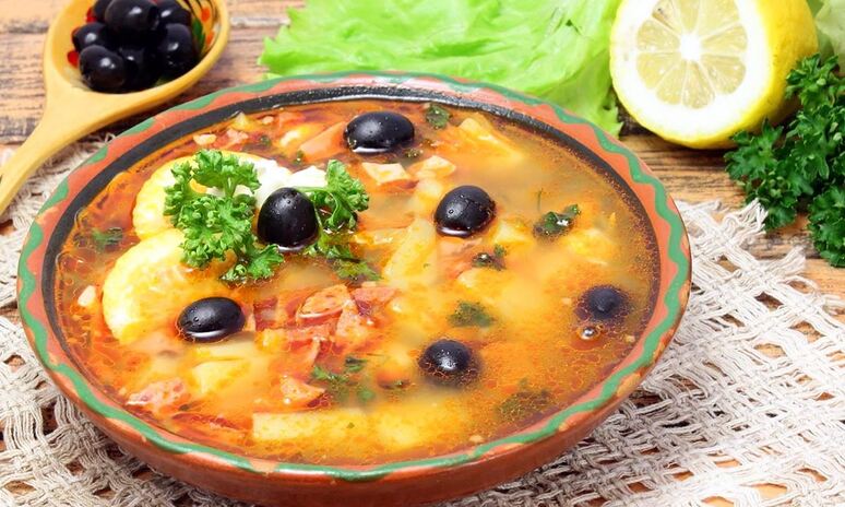 Рецепт солянка с почками сборная мясная