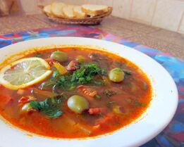 Солянка сборная мясная в мультиварке