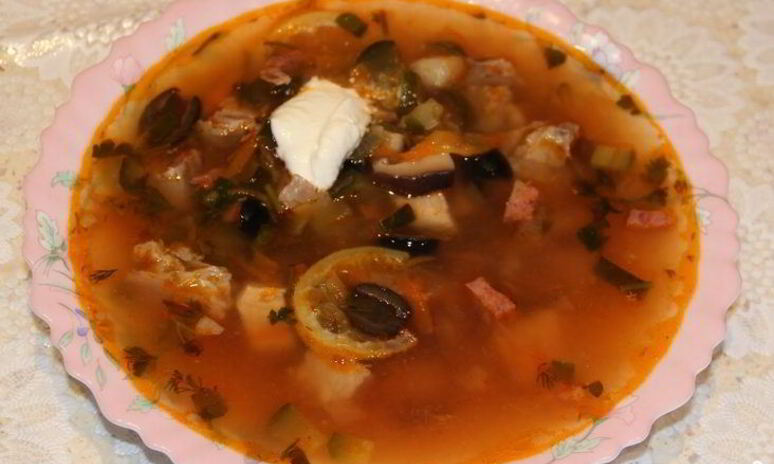 Рецепт солянка со свининой в мультиварке