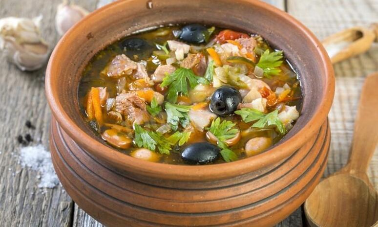 Рецепт солянка в горшочках в духовке сборная мясная