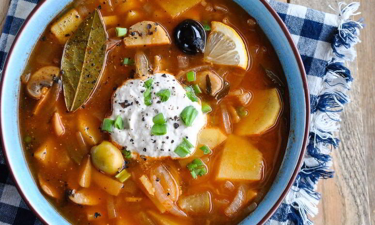 Рецепт суп грибная солянка