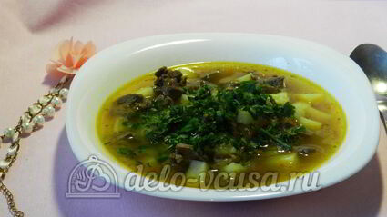 суп из куриных сердечек