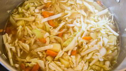 суп из молодой капусты для худеющих