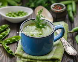 Суп из зеленого горошка