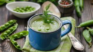 Суп из зеленого горошка