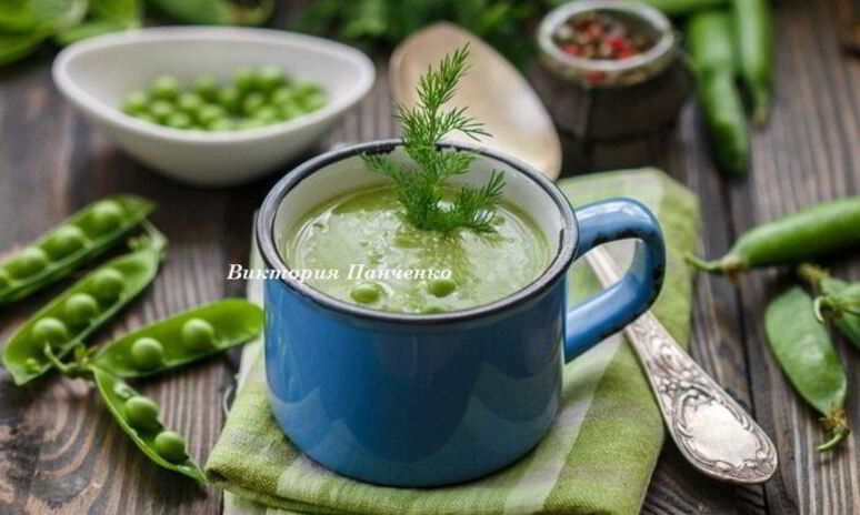 Рецепт суп из зеленого горошка