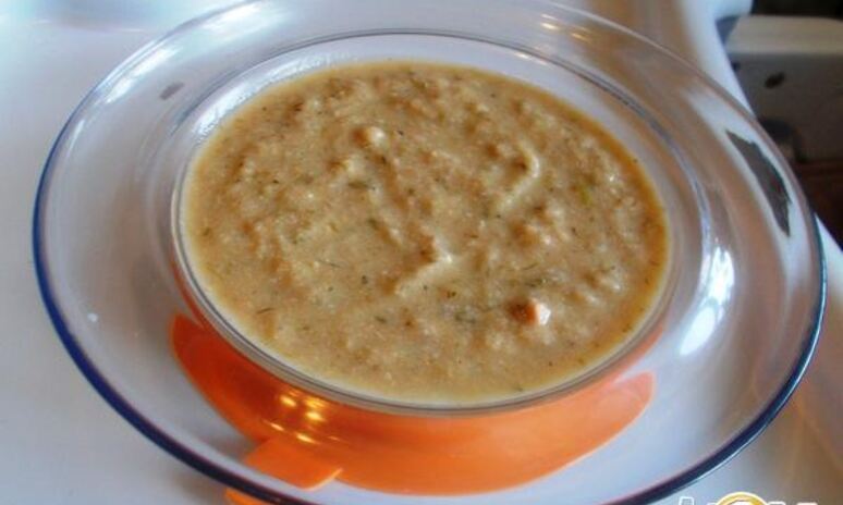 Рецепт детский суп-пюре из кижуча с зеленью