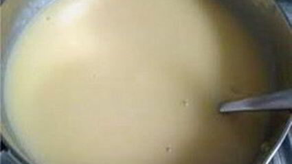 картофельный суп-пюре с креветками