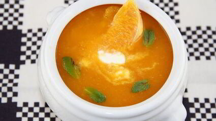 морковно-апельсиновый суп-пюре