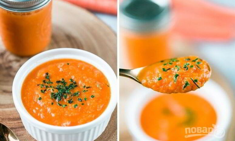 Рецепт морковный суп-пюре в мультиварке