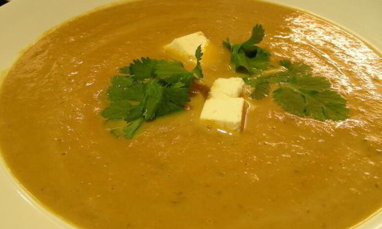 Рецепт нежный суп-пюре биск из овощей и каштанов