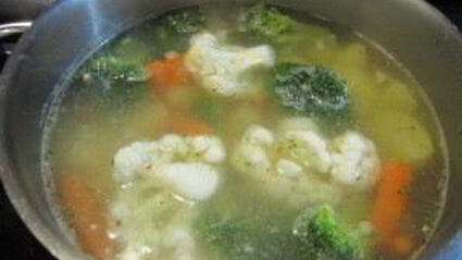 сливочный суп-пюре с курицей