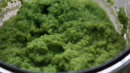 суп-пюре из брокколи и зеленой фасоли