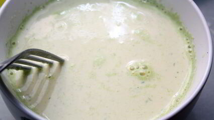 суп-пюре из брокколи и зеленой фасоли