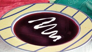 Суп-пюре из черники