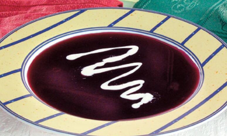 Рецепт суп-пюре из черники