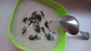 Суп-пюре из фасоли