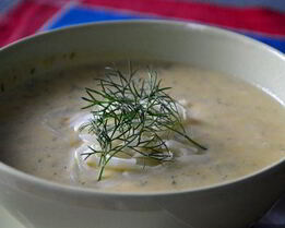 Суп-пюре из кабачка