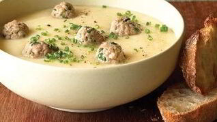 Суп-пюре из кабачков и цветной капусты