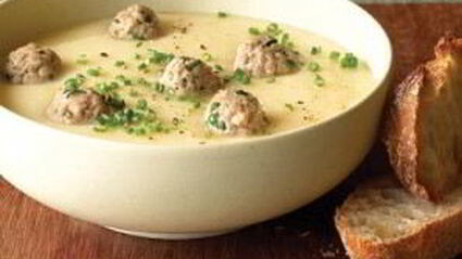 суп-пюре из кабачков и цветной капусты