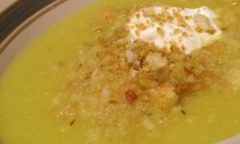 Рецепт суп-пюре из кабачков с карри