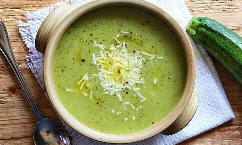 Рецепт суп пюре из кабачков со сливками