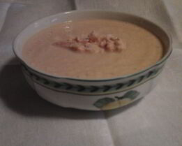 Суп-пюре из красной рыбки