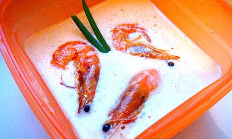 Рецепт суп-пюре из креветок гурман