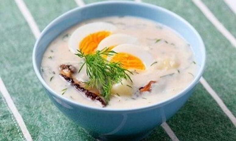 Рецепт суп-пюре из курицы и грибов по-французски