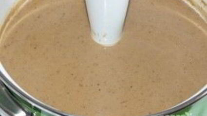 суп-пюре из лесных грибов