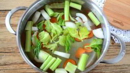 суп-пюре из лука-порея