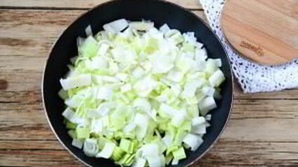 суп-пюре из лука-порея