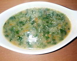 Суп-пюре из молодой крапивы