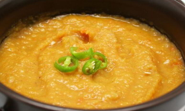 Рецепт суп-пюре из нута и лука порея