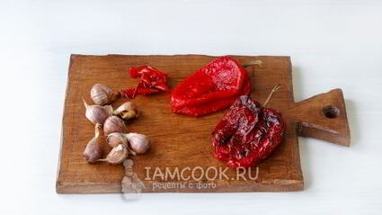 суп-пюре из печеных томатов