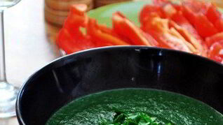 Суп-пюре из шпината