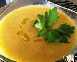 Суп пюре из стеблей сельдерея