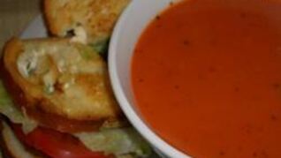 Суп-пюре из томатного сока