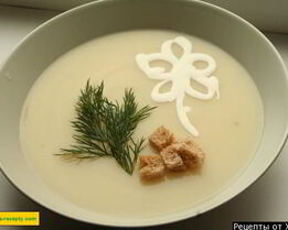 Суп пюре из цветной капусты быстро и вкусно