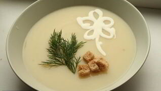 Суп пюре из цветной капусты быстро и вкусно