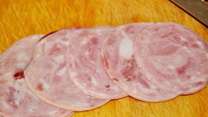 суп-пюре овощной с ветчиной