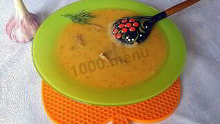 Суп-пюре с чечевицей